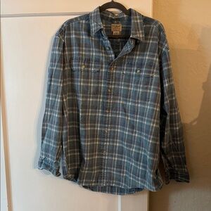 L.L. Bean Plaid Flannel L/S Button Down